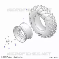 RUOTAS, FRONT TIRE