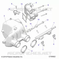 ENGINE, PRESA D'ARIA MANIFOLD