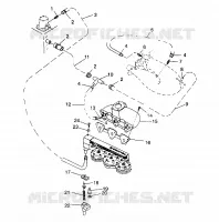 SISTEMA DI RAFFREDDAMENTO SL 750 B944070 (4927012701018A)