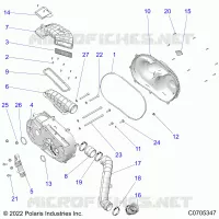 TRASMISSIONE, CLUTCH COVER AND DUCTING