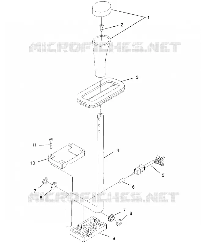 selettore di marcia ASSEMBLY Scrambler W957840 (4927252725C008)