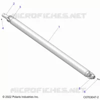 TRASMISSIONE, PROP SHAFT,FRONT