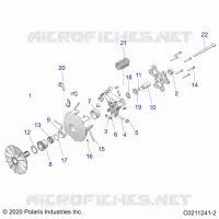TRASMISSIONE, PRIMARY CLUTCH