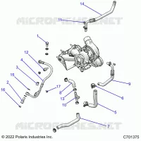 ENGINE, TURBO, COOLING AND OIL