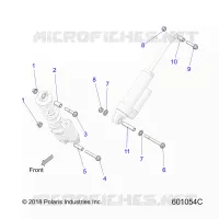 SUSPENSION, SHOCK MONTAGGIO (FT/RT)