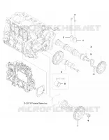 MOTORE, CAMSHAFT AND DRIVING GEAR