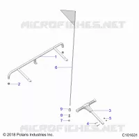 PARAURTI, REAR, FLAG, AND PASS HANDLE