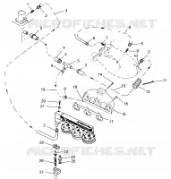 SISTEMA DI RAFFREDDAMENTO SLX 780 B954287 (4933953395B008)