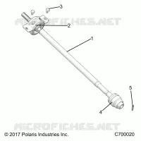 DRIVE TRAIN, FRONT PROP ALBERO