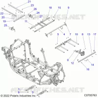 CHASSIS, MAIN FRAME AND SCIARED PLATES