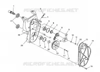 carter della catena ASSEMBLY XLT/0930767,XLT SP/0930667    XLT SKS/0930567 (4923012301017A)