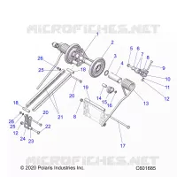 SUSPENSION, POSTERIORE COPPIA ARM