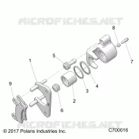 BRAKES, PINZA POSTERIORE