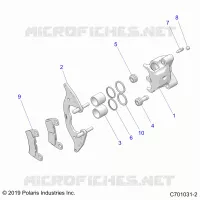FRENO ANTERIORE CALIPER