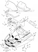 CAPPUCCIO 600 XCR 0975677, 600 XCR SE H975677 and EUROPEAN 600 XCR SE E975677 (4937963796A011)