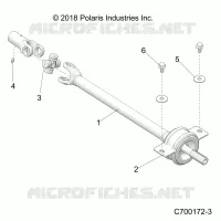 TRASMISSIONE, MID PROP SHAFT