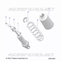SUSPENSION, SHOCK ANTERIORE TRACK (7045714)