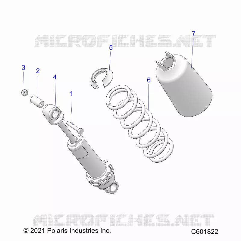 SUSPENSION, SHOCK ANTERIORE TRACK (7045714)