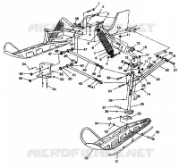SOSPENSIONI ANTERIORI and SCIARE 500 EFI E942774 and  EFI SKS E942574 (49274127410011)