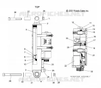 AMMORTIZZATORE POSTERIORE TRACK (7043316)