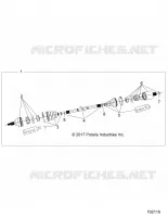 DRIVE TRAIN, POSTERIORE DRIVE SHAFT