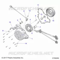 ENGINE, STATOR AND FLYRUOTA