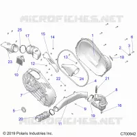 TRASMISSIONE, CLUTCH COVER AND DUCTING