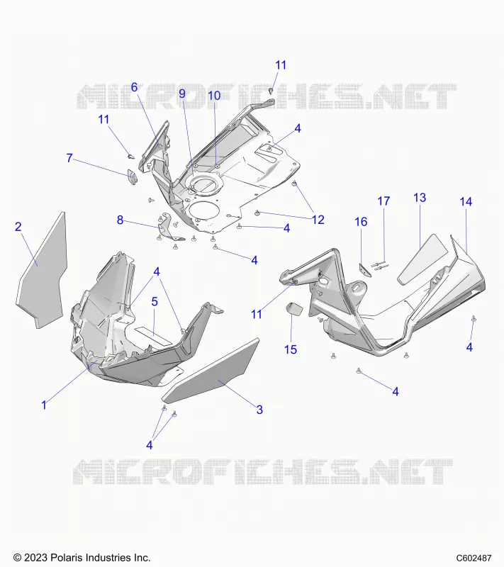 NOSEPAN ASM./FENDERS