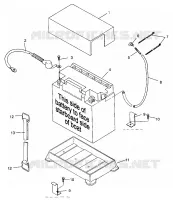BATTERIA BOX SL 700 B964066 and  Intl. SL 700 I964066 (4935633563B006)