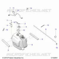 SISTEMA DI ALIMENTAZIONE CARBURANTE, FUEL TANK ASM.