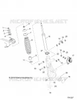 SUSPENSION, ANTERIORE MONTANTE