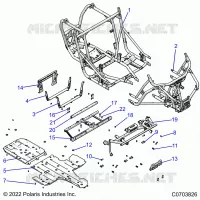 CHASSIS, MAIN FRAME AND SCIARED PLATES