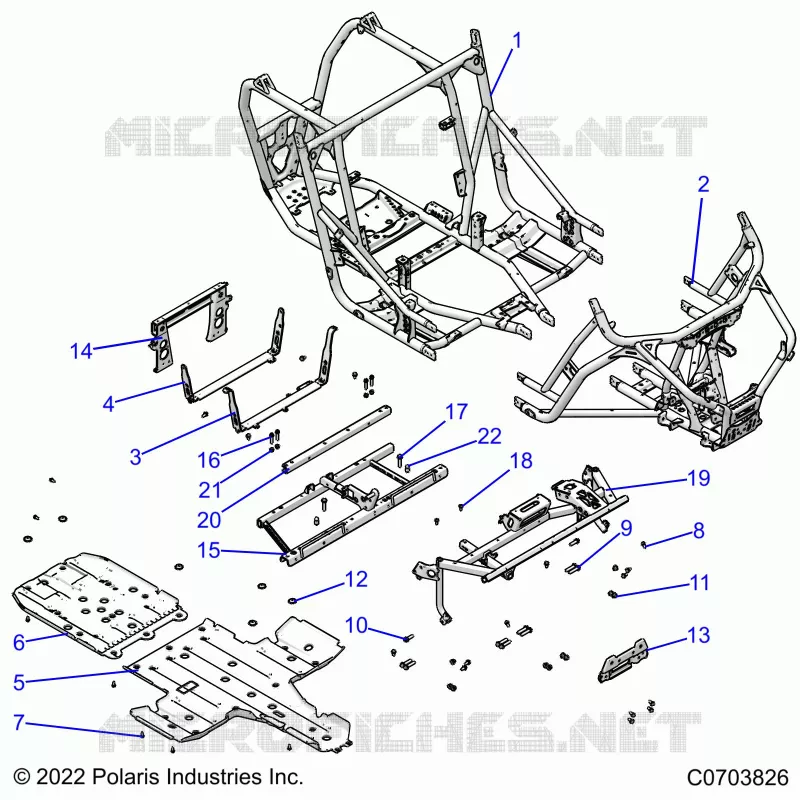 CHASSIS, MAIN FRAME AND SCIARED PLATES