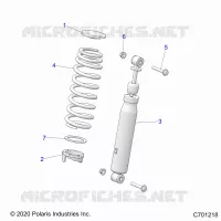 SUSPENSION, SHOCK ANTERIORE MOUNTING