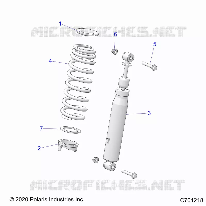 SUSPENSION, SHOCK ANTERIORE MOUNTING