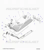 SISTEMA DI ALIMENTAZIONE CARBURANTE, FUEL TANK ASM.