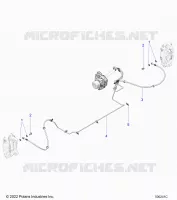 FRENO ANTERIORE BRAKE LINE