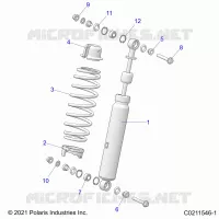 SUSPENSION, SHOCK ANTERIORE