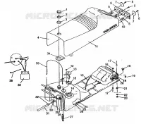 MONTAGGIO SEDILE   SERBATOIO RXL TOURING E940869 (49274327430003)