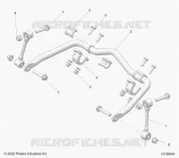 SUSPENSION, FRONT BARRA DI STABILIZZAZIONE