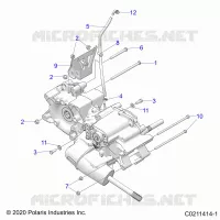 TRASMISSIONE, MAIN GEARCASE MOUNTING