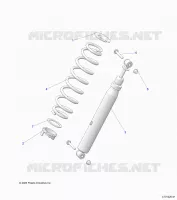 SUSPENSION, REAR SHOCK MONTAGGIO