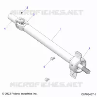 TRASMISSIONE, PROP SHAFT,MID, BEARING
