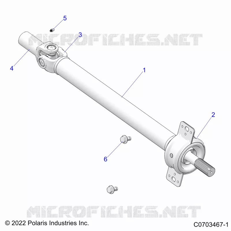 TRASMISSIONE, PROP SHAFT,MID, BEARING