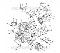 MONTAGGIO DEL MOTORE Magnum 2x4 W957544 (4926852685A009)