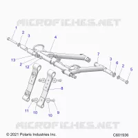 SUSPENSION, ANTERIORE COPPIA ARM