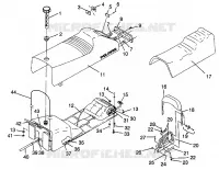 SEDILE   SERBATOIO DI GAS TRAIL 0972761, EUROPEAN TRAIL E972761,  TRAIL TOURING 097 (4938313831A010)