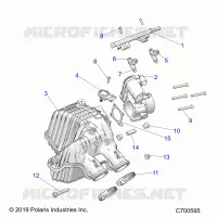 ENGINE, PRESA D'ARIA MANIFOLD