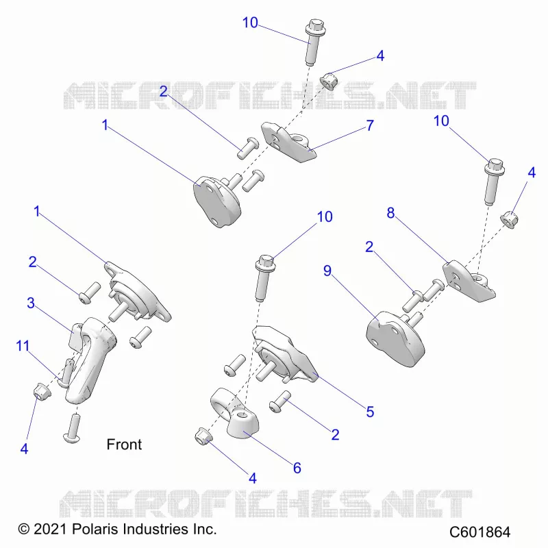 MOTORE, MOUNTING & LONG BLOCK