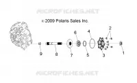 TRASMISSIONE, PRINCIPALE SCATOLA INGRANAGGI OUTPUT SHAFT